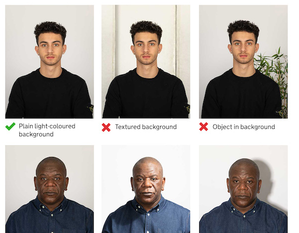 visa photo sample